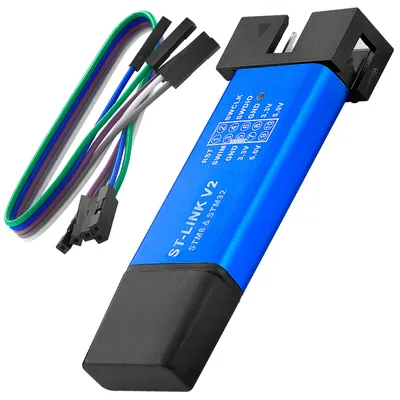 Produktbild von AZ-Delivery Werkzeug & Messgeräte ST Link V2 Mini Simulator Download Programmer (STM8 6 STM32) kompatibel mit Arduino, 1x Set