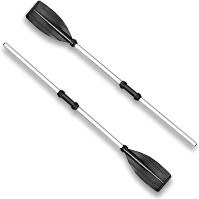 Produktbild von Kajakpaddel Zweiteilig Aus Aluminiumlegierung 2 Stk, 154 Cm Länge Mit Verstellbarem Winkel, Für Schlauchboot Kanu Kajak