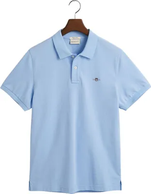 Produktbild von GANT Reguläres Shield-Pique-Poloshirt, Blau S