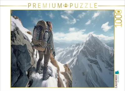 Produktbild von CALVENDO Puzzle Bergsteigen | 1000 Teile Lege-Größe 64x48cm Foto-Puzzle für glückliche Stunden