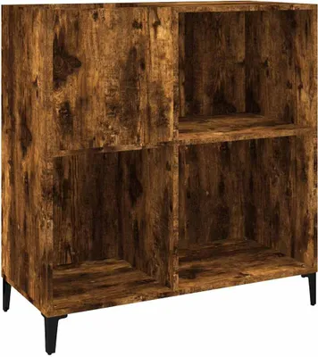 Obrázek produktu pro vidaXL Skříňka na talíře Smoked Oak 84,5x38x89 cm výrobek ze dřeva