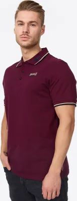 Obrázek produktu pro Lonsdale Lion Kurzarm-poloshirt Oxblood Rot XL Mann