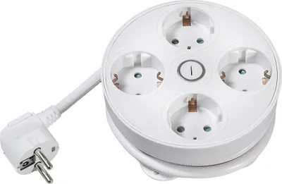 Produktbild von ViVanco™CRDESK_4SW, 1,5 m, Drinnen, Typ F, Typ F, Abgewinkelt, 1,5 mm²