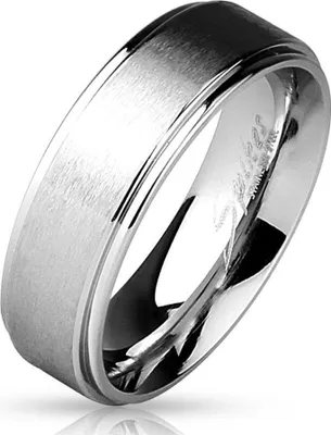 Immagine prodotto di 54 (17,2) Anello argento spazzolato parte centrale signore