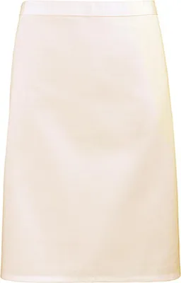 Produktbild von Premier Workwear PR151 | Bistroschürze - 70 x 50 cm - Hauswäsche: bis 60 °C - Farbe: Natural (ca. Pantone 1205) - Größe: 70 x 50 cm