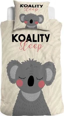 Produktbild von Little Monster Renforcé Bettwäsche 135x200 cm Koality Sleep Sand