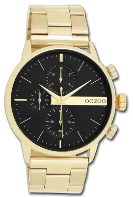 Productafbeelding van Oozoo herenhorloge, model D3UOC11411, met roestvrijstalen band, analoog horloge