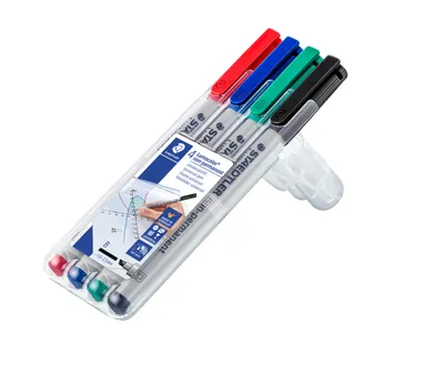 Zdjęcie produktu dla STAEDTLER Folienstift Lumocolor B nonperm 4St