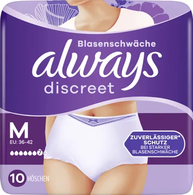 Immagine prodotto di sempre 8700216224918 pantaloni per incontinenza sempre discreti Pantaloni Plus, taglia: M