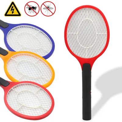 Produktbild von Karpal 3X Elektrische Fliegenklatsche Fliegenklatschen Insektenvernichter, Moskito Zapper Doppelte Schichten Mesh Schutz, Fliegenfaenger Frei von Giftstoffen und Geruechen, Ideal fuer Drinnen und Draussen