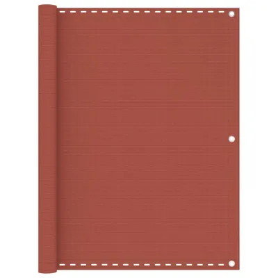 Produktbild von Balkon-Sichtschutz Terracotta-Rot 120x300 cm HDPE