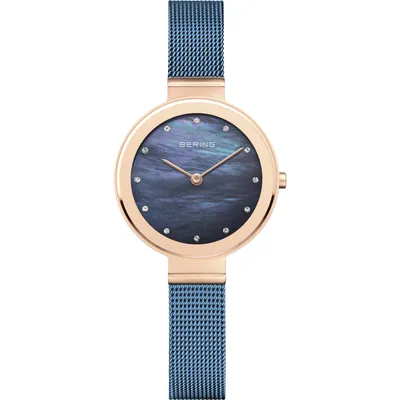 Produktbild von Bering Damen Uhr Armbanduhr Slim Classic - 10128-368 Meshband