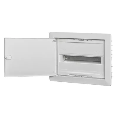 Zdjęcie produktu dla ABN mała tablica rozdzielcza Amigo A 12UP podtynkowa 1-rzędowa 12 TE IP30 biała z drzwiczkami WxHxD 305/330x250/310x99/90 mm
