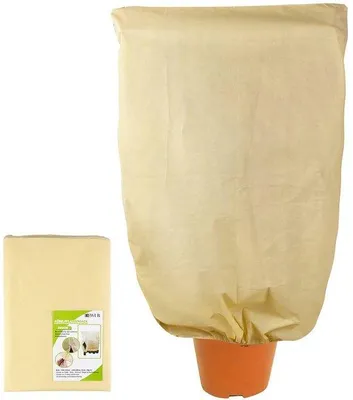 Obrázek produktu pro Zimní ochrana pro rostliny, netkaná textilie 80 g/m², juta, 80 x 100 cm