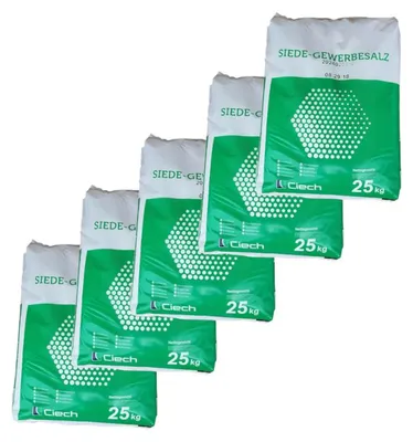 Produktbild von Siedegewerbesalz Poolsalz 5x25kg Schwimmbadsalz Salz Wasserpflege Salzanalyse