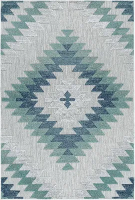 Produktbild von Outdoor Teppich BAHAMA Blau 80 x 250 cm