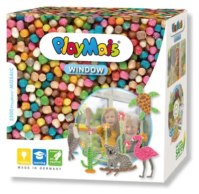 Image de PlayMais Window Mosaic - Dieren, 2300dlg.