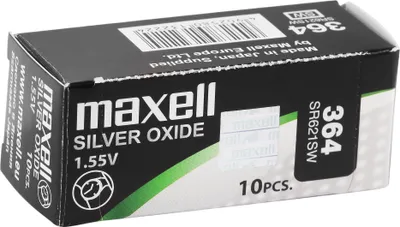 Image de Piles bouton MAXELL, 0% mercure, lot de 10 301 - 399