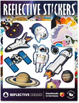 Productafbeelding van Uni - Volwassenen K.I.D. Reflecterende stickers
