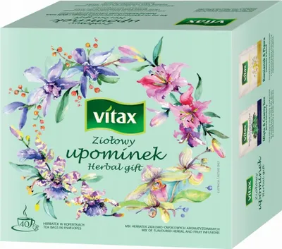 Productafbeelding van Vitax Kruidenthee Assortiment - "Kruidenthee Cadeauset" - 40 theezakjes