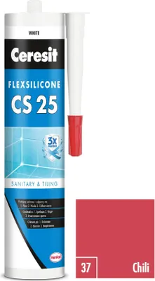 Obrázek produktu pro Ceresit Sanitární silikon CS 25 chilli, 280 ml