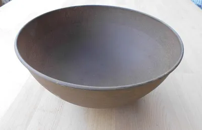 Produktbild von Eisenschale Dekoschale Pflanzschale Blumenschale halbrund braun rostfarben 30 cm