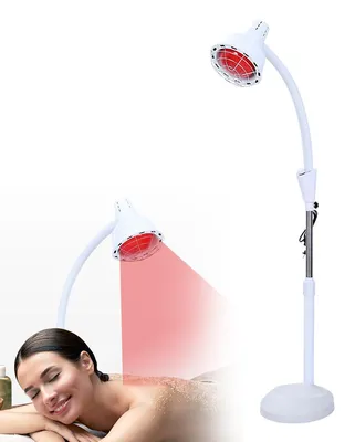 Produktbild von Infrarotlampe Wärmelampe 275 W – Rotlichtstrahler mit Ständer, 220 V, für Heimgebrauch, Salon & Massage