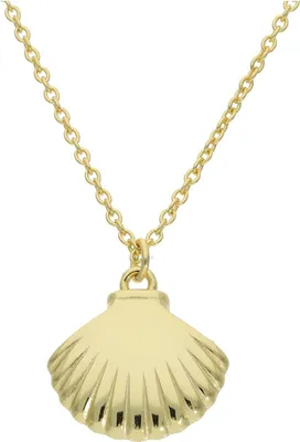 Produktbild von Muschelkette Silber 925 Gold plattiert JL52-05-0064 JuwelmaLux
