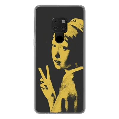 Produktbild von MuchoWow® Handyhülle Schutzhülle Hülle für Huawei P40 Lite Vermeer - Kunst - Gelb Silikon Softcase Handy Hülle - Handy