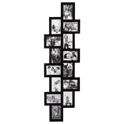 Produktbild von Springos® Bilderrahmen Fotocollage 14 Fotos Fotorahmen Hoch-Querformat Kunststoffrahmen Mehrfachrahmen