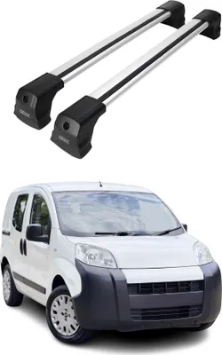 Image de Barres de Toit Transversales pour Citroen Nemo 2008-2016 Alu Gris 2x