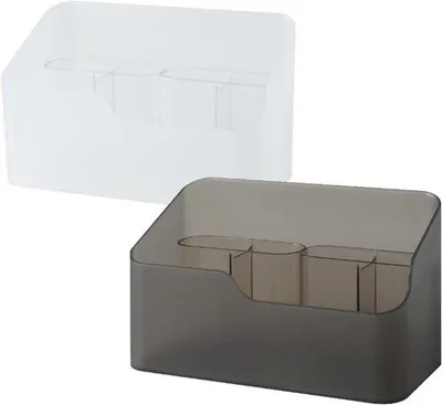Obrázek produktu pro Organizér na kosmetiku – 2 kusy – průhledný organizér na toaletní stolek