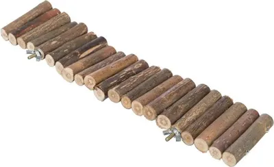 Produktbild von TRIXIE Hängebrücke, Brücke, Maus, Kaninchen, Holz, Weiden, 300 mm, 70 mm