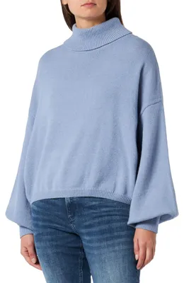 Productafbeelding van paino Dames gebreide coltrui, model 25825303-PA01, blauw, maat M/L