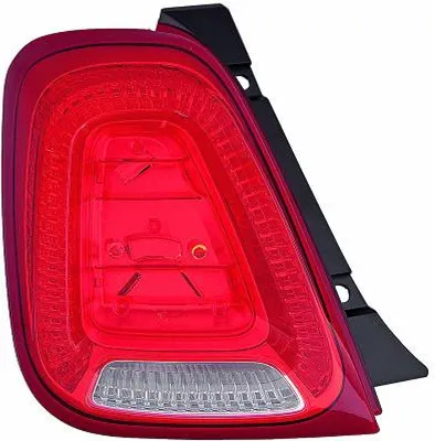 Produktbild von DIEDERICHS Rückleuchte Heckleuchte Rechts für FIAT 500 (312) für ABARTH 500 / 595 / 695 Schrägheck (312)