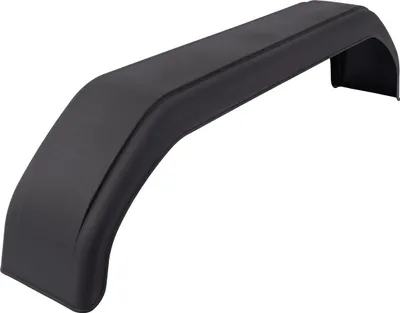 Produktbild von DE HAAN THMK 24150 Tandem-Kotflügel 15-16 Zoll aus Kunststoff für Pkw-Anhänger 1500x240 mm als schwarzer Radkasten