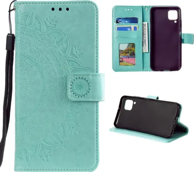 Immagine prodotto di Custodia per Samsung Galaxy A12/M12 Custodia per cellulare Flip Case Cover Copertura protettiva Mandala