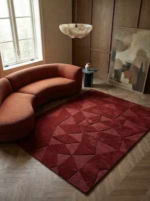 Teppich Rot rechteckig Musteransicht von oben Designkollektion_#sku_BARK503119376079-BARK503119376080-BARK503119376081#