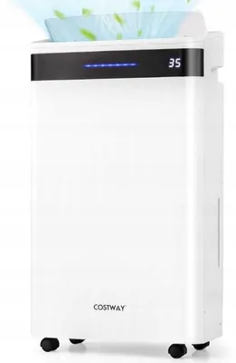 Immagine prodotto di Deumidificatore ES10404DE-WH, capacità di 28,5 litri al giorno, potenza di 440 W, colore bianco