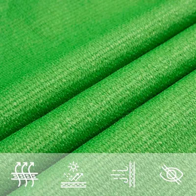 Obrázek produktu pro vidaXL Sluneční plachta 160 g/m² Světle zelená 4,5x4,5x4,5 m HDPE