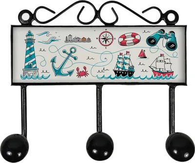 Produktbild von Maritime Wahrzeichen Kleiderhaken für Seefahrt-Fans