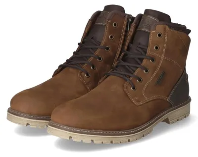 Zdjęcie produktu dla Rieker męskie sznurowane buty TEX brązowy, Kolor:brązowy, Rozmiar EU:40
