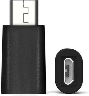 Produktbild von Ewent 119518 Usb-c Auf Micro-usb-adapter Schwarz Schwarz One Size