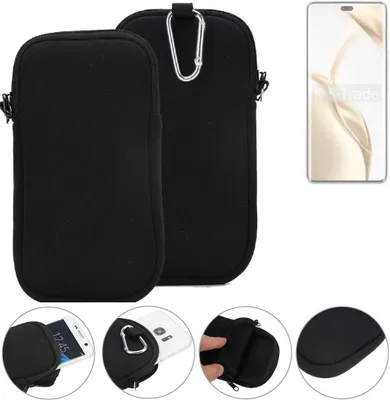 Produktbild von K-S-Trade Neopren-Hülle Handyhülle kompatibel mit Honor 200 Schutzhülle Neoprenhülle Sleeve Schutz-Hülle Gürtel Tasche Case Holster Handytasche