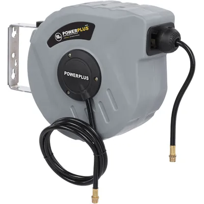 Produktbild von Powerplus Powair0215 10 M Schlauchtrommel Silber Silber One Size