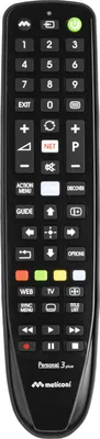 Immagine prodotto di Meliconi Gumbody Personal 3 Plus Telecomando IR Wireless TV Pulsanti Nero