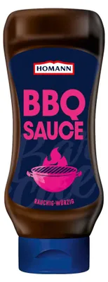 Image de Homann sauce barbecue goût fumé épicé bouteille 430ml