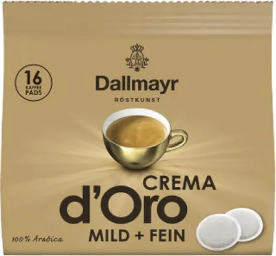 Immagine prodotto di Dallmayr Kaffee 528016007 Crema d'Oro Kaffeepads 16 Pads