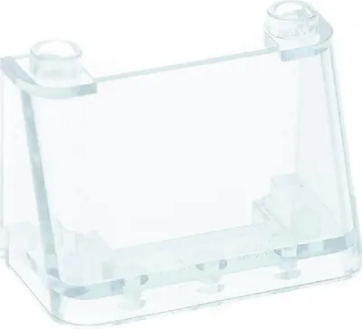 Produktbild von 1x Lego Windschutzscheibe 2x4x2 transparent weiß Scheibe Fenster 35260 3823