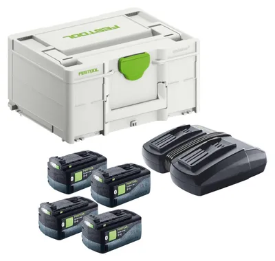 Produktbild von Festool 577709, Batterie- & Ladegerät-Set, Lithium, 5 Ah, 18 V, Festool, Bohrer, Elektro-Mehrzweckwerkzeug, Elektrischer Schraubendreher, Rotationshammer